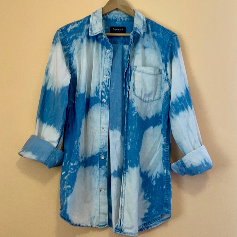 Pacsun Men’s Acid Wash Denim Shirt